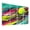 Color 4, variant on 8 Pack Art Acoustic Panels Sound Absorbing Energetic Paint Splash Tennis Ball Artwork Decorative Soundproof Wall Panels Self Adhesive for Nursery Game Room Bedroom 48"x32"