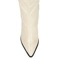 thumbnail image 5 of Journee Womens Daria Wide Calf Stacked Heel Knee High Boots, 5 of 10