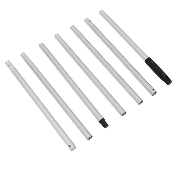 FRCOLOR 1 Set Telescopic Pole And Broken Bulb Extractor For Ceiling Light Bulb Changer Tool For Recess Lights For Home Kitchen Office（7-section Pole）