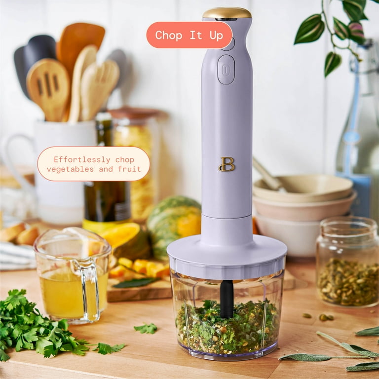 Beautiful Cordless Immersion Blender with Chopper, Whisk