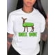 thumbnail image 1 of Camiseta para mujer con Cuello de veranoCartoon Deer & Letter Print Comfy T-Shirt, Round Neck Short Sleeve Sports Tee, Women's ActivewearFather's Day, Mother's Day, New Year, Spring Festival, Valent, 1 of 7