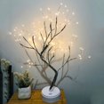 thumbnail image 3 of 108L USB Pearl Decorative LED Shimmer Tree Desk Lamp Touch Switch Light, 3 of 11