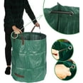 thumbnail image 4 of Bolsa de jardín con asas (272 l - 1ud) - Bolsa plegable para residuos de jardín L - Contenedor plegable resistente a roturas para hojas y residuos verdes Excelente Rendimiento, 4 of 5