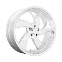 US Mag 1PC Aluminum Rim U132 DESPERADO 24X9in Chrome Finish, U132249061 01R