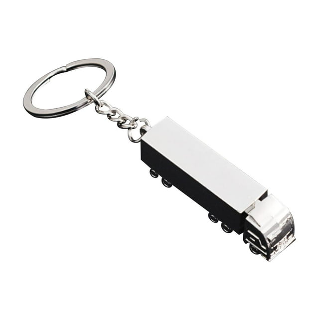 Llavero de padre, llavero con dije para papá, regalo del día , modelo de camión, llavero colgante, mini llavero para llaves de coche, padre 50mmx11mmx16mm