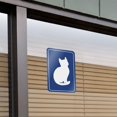 thumbnail image 3 of Pussy Cat Women's Bathroom Sign Home Business Office Sign, 3 of 3