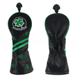 thumbnail image 4 of Funda protectora para palos de golf, funda para cabeza de palo, funda de madera con forma de trébol de cuatro hojas, funda semicircular recta, 4 of 5