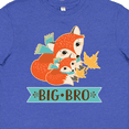 thumbnail image 4 of Inktastic Brother Big Bro Woodland Fox Youth T-Shirt, 4 of 5