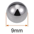 thumbnail image 2 of Uxcell Metric  Bearing Precision Ball Carbon Steel Silver Tone 200pcs 0.35'', 2 of 5