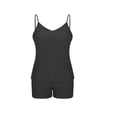 thumbnail image 5 of CHUMUD Two Piece Sets for Women Summer Outfits Lounge Sets Sleeveless Spaghetti Strap Cami V Neck Ribbed Tank Tops Shorts Casual, 5 of 6