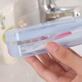 thumbnail image 4 of kchsji Travel Toothbrush Holder, Transparent Ventilated Portable Protective Case, Compact Lightweight Toothbrush Cover for Camping Business Trip Gym Home School Use, 4 of 6