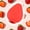 Strawberry, variant on Lemon Shaped Clitoral Suction Discreet Vibrator, Yellow