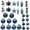 29Pcs/Blue, variant on Boovnll 20Pcs Christmas Ball Ornaments Set, Shatterproof Glitter Electroplate Painting Hanging Balls Pendants Decorations for Holiday Xmas Tree, Wedding, Party Decor Gifts Christmas Tree Decorations