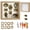 Beige, variant on DIY Mini Museum Silhouette Box with Light, Mini Museum Frames and Figurines for Home Display and Decor (White)
