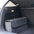 thumbnail image 2 of Gray Anti Slip Compartment Boot Storage Organizer Tool Car Storage Bag Car Trunk Organizer Soft Felt Storage Box Car Accessories, 2 of 8