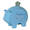 My Bambino Asymmetrical Pig Piggy Banks & Money Jars Blue/Gray