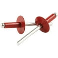 thumbnail image 1 of Allstar Performance ALL18164 Rivets en Aluminium à Grande Tête, Rouge - Lot de 250, 1 of 1