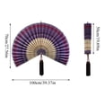 thumbnail image 2 of Boho Bamboo Wall Fan Decor for Bedroom Living Room, Large Handwoven Rattan Wall Hanging Fan, Giant Asian Style Woven Bamboo Fan Art for King Bed Fireplace Entryway Farmhouse Bohemian Wall Decoration, 2 of 7