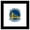 Black Framed Version, variant on Gallery Pops NBA Golden State Warriors - Global Logo Wall Art, Black Framed Version, 12" x 12"