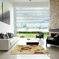 thumbnail image 7 of Ahgly Company Machine Washable Indoor Rectangle Transitional Light Brown Area Rugs, 8' x 12', 7 of 7