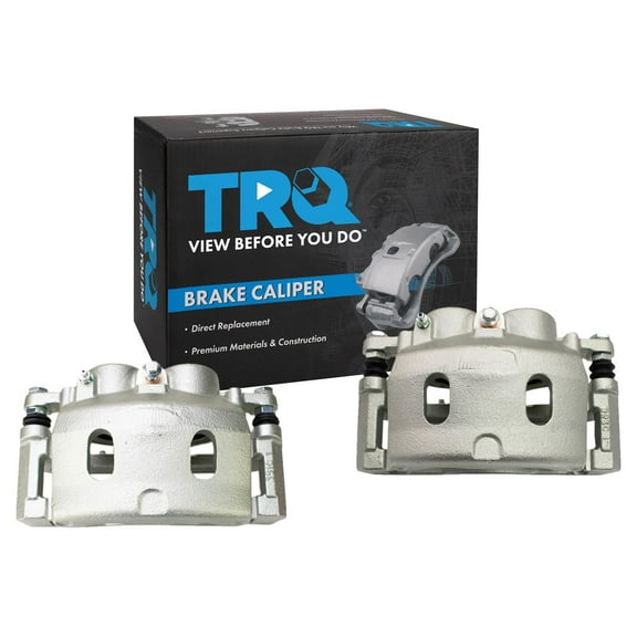 TRQ Front Brake Caliper Set Compatible with 08-20 Cadillac Chevrolet 08-19 GMC