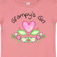 thumbnail image 4 of Inktastic Grampy's Girl Heart Flowers Girls Baby T-Shirt, 4 of 5