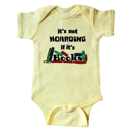 

Inktastic It s Not Hoarding if it s Books Gift Baby Boy or Baby Girl Bodysuit