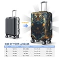 thumbnail image 4 of Kdxio Forest Meditating Tiger Pattern Luggage Cover for Travel,Elastic and Durable,Fits 18-32 Inch,Anti-Scratch Suitcase Protector-No luggage included, 4 of 5