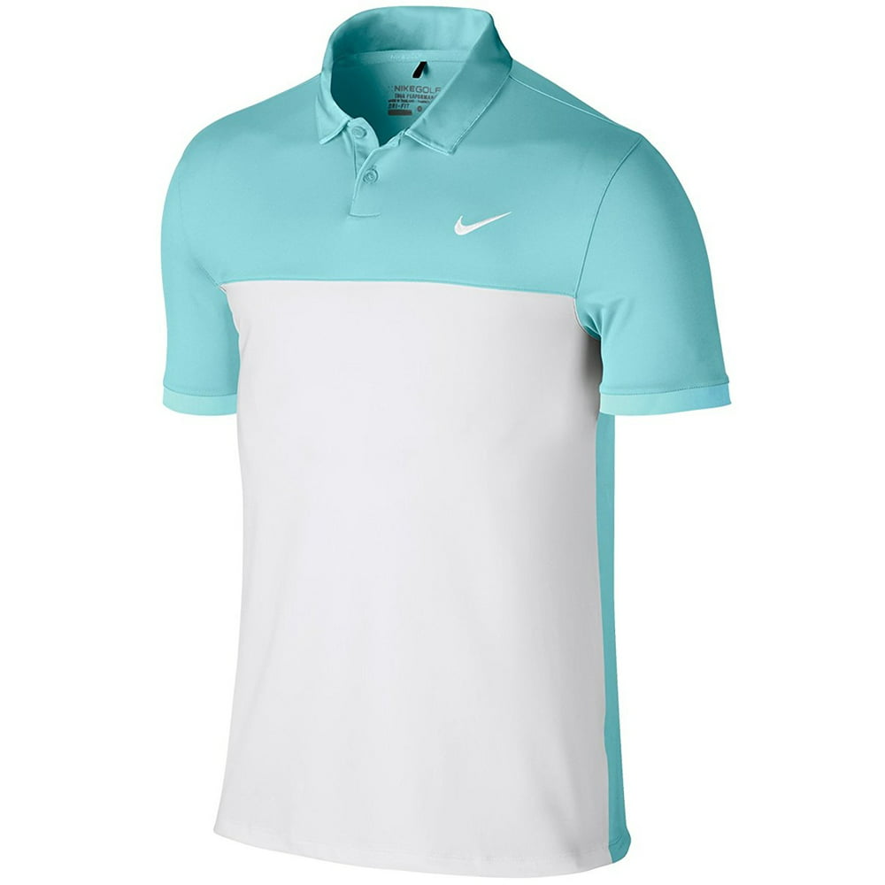 Nike Men's Dri-Fit Icon Color Block Golf Polo Shirt - Walmart.com ...