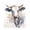 G, variant on Dishwasher Magnet Cover, White Highland Cow Flower Decorative Refrigerator Magnet, 23 x 26 Inch Trimmable Dishwasher Front Panel Cover for Home Kitchen Laundry Decorations, Easy Clean