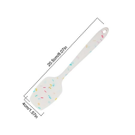 

Lacyie Silicone Baking BBQ Basting Spatula Brush Integrated Small Baking Tool with Fading Resistance & Temperature Resistance for Outdoor Camping Cooking cosy