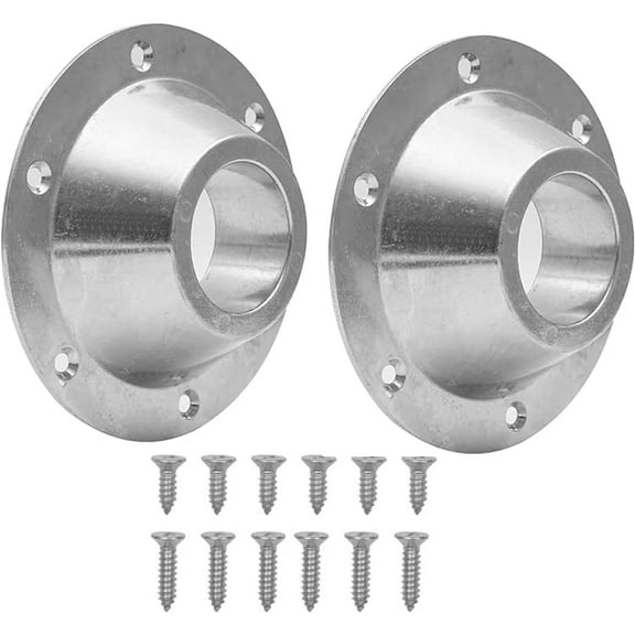 RV Fixed Accessories 2 Pcs Camper Table Base Floor Mount Pedestal Dining Car Aluminum