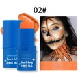 thumbnail image 2 of Fluorescent & Luminous Face & Body Paint Stick - Safe, Easy to Apply & Remove, Glows in Dark & Under UV Blacklight, for Halloween, Raves, Festivals, Kids Parties, Stage Makeup - Water Soluble, 2 of 9