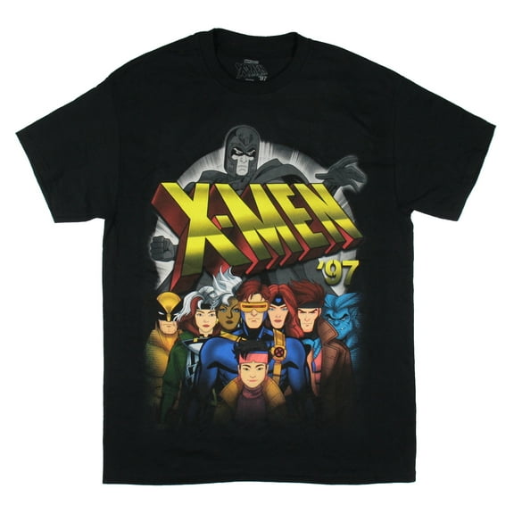 Marvel X-Men Men's Mutant Superheroes '97 Revival Adult T-Shirt