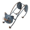thumbnail image 4 of Soporte para vino Estilo gato Metal resistente Ahorro de espacio Decorativo Elegante Estante para vino estable y firme para la barra de oficina familiar, 4 of 14