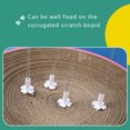 thumbnail image 4 of Amyove 1 Set Plush Spring Cat Stick Corrugated Paper Insert Cat Scratching Board Swing Cat Tumbler Toy, 4 of 9