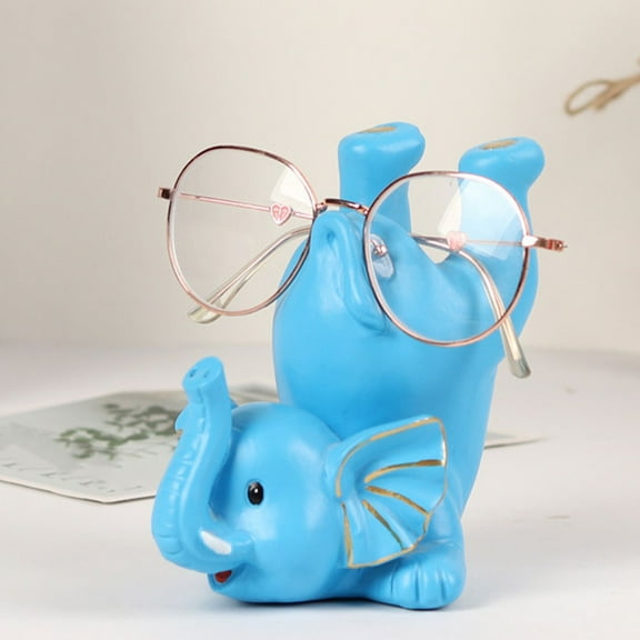 FRCOLOR Desktop Glasses Holder Eyewear Support Frame Elephant Shape Eyewear Storage Rack