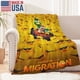 thumbnail image 3 of Migración anti-pilling, suave, ligera, esponjosa y acogedora de lujo para hogar y cocina – Perfecta para niños y adultos, 100 x 150 cm, 3 of 6