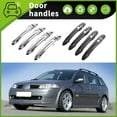 thumbnail image 2 of Carbon Fiber / Plating ABS Chrome Car Door Handle Cover Trim For Renault Megane ii 2 MK2 2002 2003 2004 2005 2006 2007 2008, 2 of 2