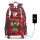 thumbnail image 1 of Mochila escolar de gran capacidad para hombre y mujer, morral de viaje para ordenador portátil, resistente al agua, con carga USB, a la moda, 1 of 4
