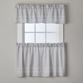 thumbnail image 2 of SKL Home Adelyn Tier Curtain Pair, Gray, 56x24, 2 of 6