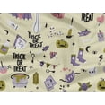 thumbnail image 5 of oneOone Rayon Light Yellow Fabric Halloween Sewing Material Print Fabric By The Yard 56 Inch Wide, 5 of 6