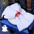 thumbnail image 6 of WEGFTDUOP Halloween Decor Halloween Series Napkin Buckle Ghost Hand Napkin Ring Curtain Buckle Halloween Party Decoration Indoor Ornaments, 6 of 6