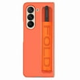 thumbnail image 6 of Allytech for Samsung Galaxy Z Fold5 Case with Wristband Pencil Holder, Build-in Screen Protector Heavy Duty Shockproof Solid Color Design Phone Case for Samsung Galaxy Z Fold5 - Orange, 6 of 10