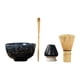 thumbnail image 1 of 4x juego de batidores de Matcha, herramientas de tazón de Matcha, práctico soporte para batidor de cuchara, Kits de Matcha para preparación de té, Cuenco azul oscuro, 1 of 9
