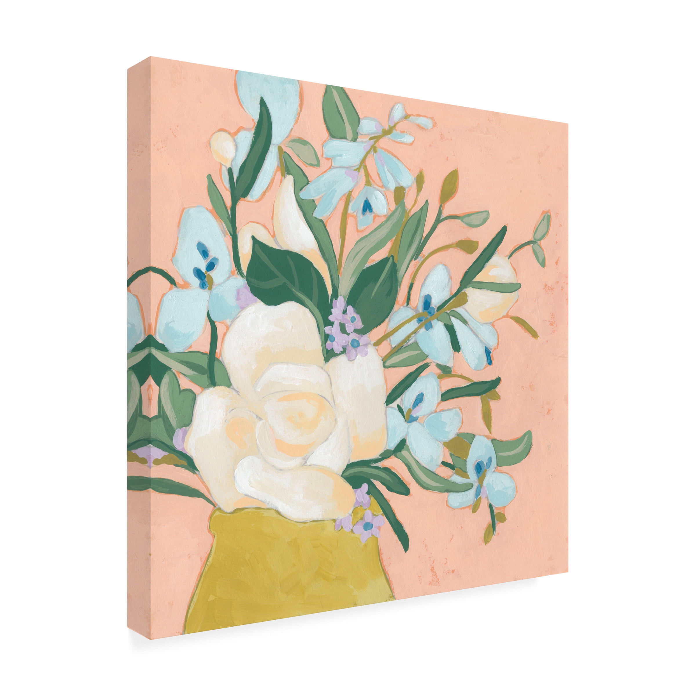 June Erica Vess 'Floral Allure I' Canvas Art
