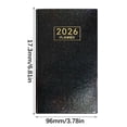 thumbnail image 2 of A6 Daily Planner & Mini Notebook – 6.8" x 3.8" Pocket Organizer, Portable Travel Journal, Student & Office Notebook, Gift Idea with Multiple Colors, 2 of 10