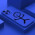 thumbnail image 4 of Funda de teléfono de dibujos animados Matchman para iPhone 11, 12, 13, 14, 15 Pro Max, XR, XS, X, 7, 8 Plus, SE 2020, a prueba de golpes, cubierta de silicona TPU suave mate, 4 of 5
