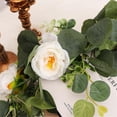 thumbnail image 4 of Eucalyptus Garland and Flower Hanging Artificial Eucalyptus Leaf Greenery for Wedding Backdrop Arch, 4 of 5