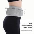 thumbnail image 3 of Slim Thin Waist Pack With Hanging Hook Multifunctional Knit Breathable Concealed Waist Bag Lightweight Packet For Riding Fitness, 3 of 5